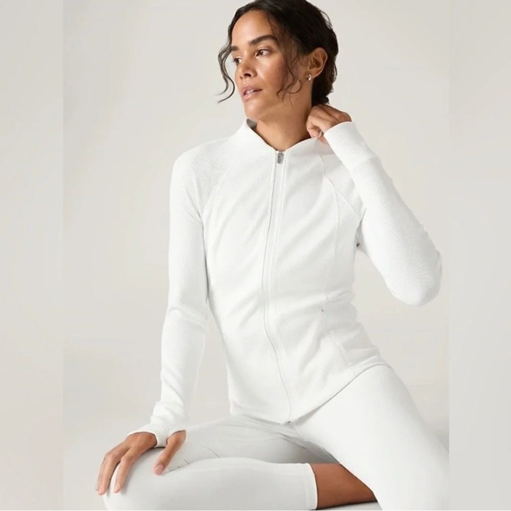 Athleta Salutation Ribbed Jacket